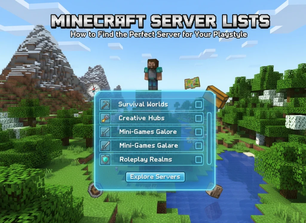 Minecraft Server Lists: How to Find the Perfect Server for Your Playstyle