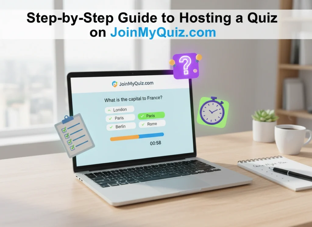Step-by-Step Guide to Hosting a Quiz on JoinMyQuiz.com