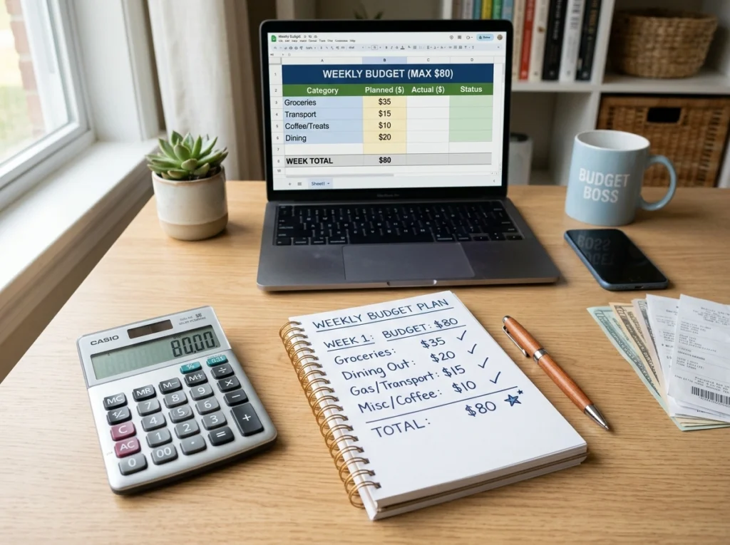 How to Build a Weekly Budget Around Max80 Spending