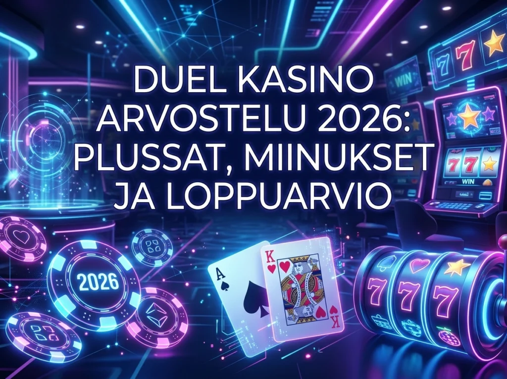 Duel Kasino Arvostelu 2026: Plussat, Miinukset ja Loppuarvio